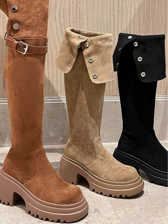 Chestnut Rider Overknee Boots