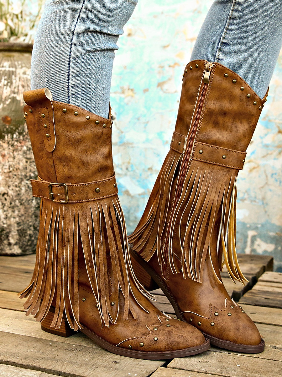 Heritage Tassel Rider Boots