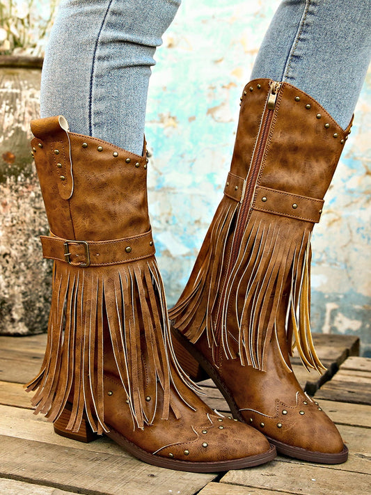 Heritage Tassel Rider Boots