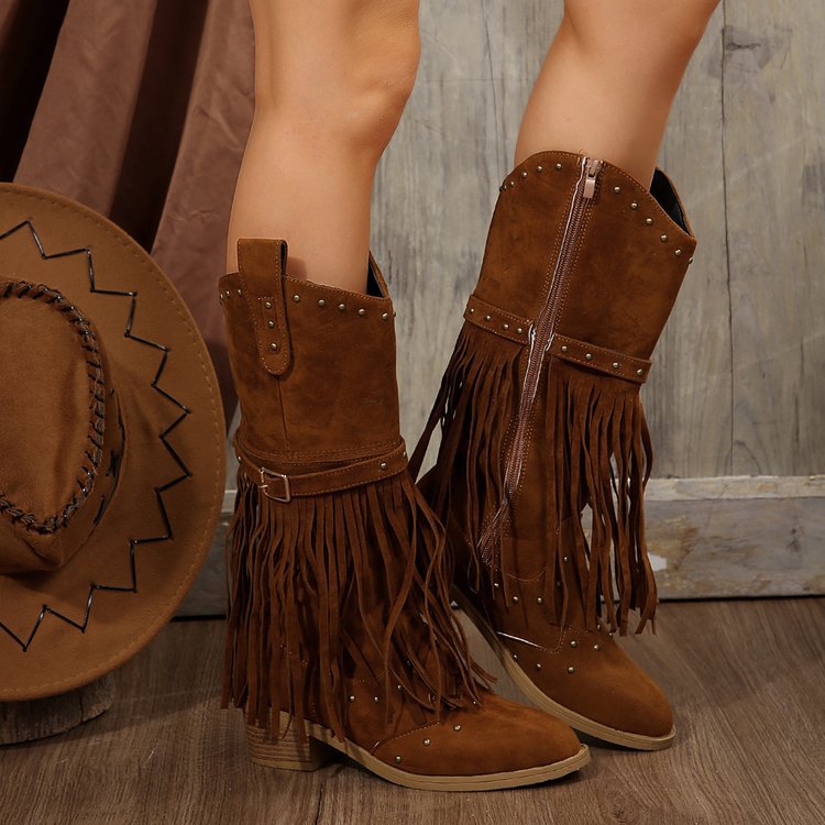 Heritage Tassel Rider Boots