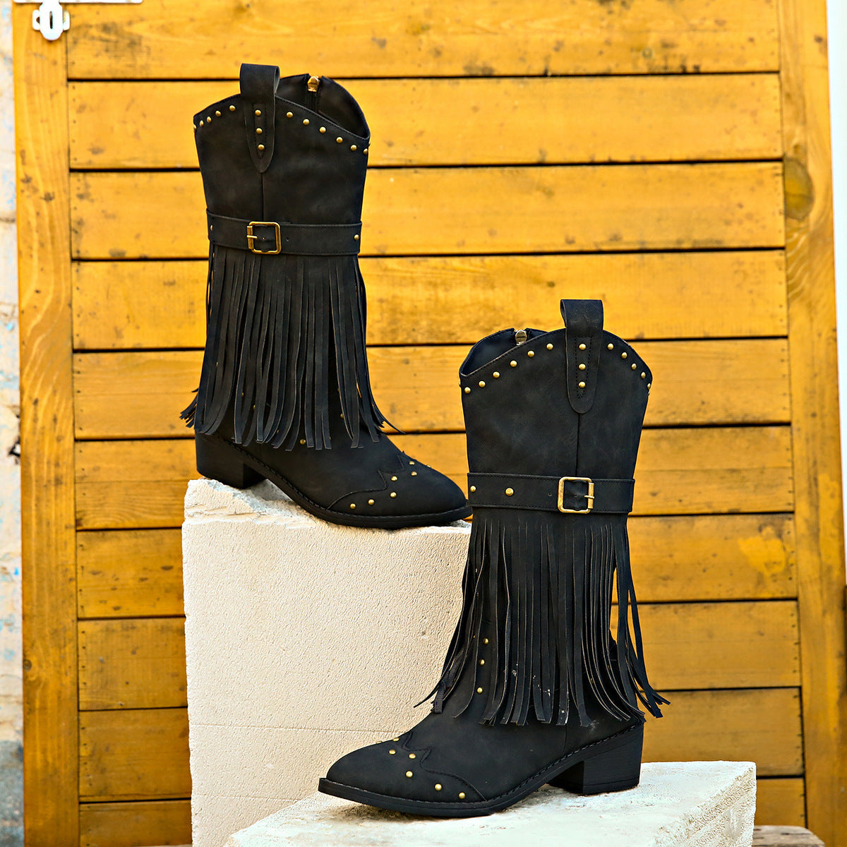 Heritage Tassel Rider Boots