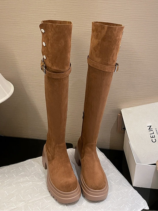 Chestnut Rider Overknee Boots