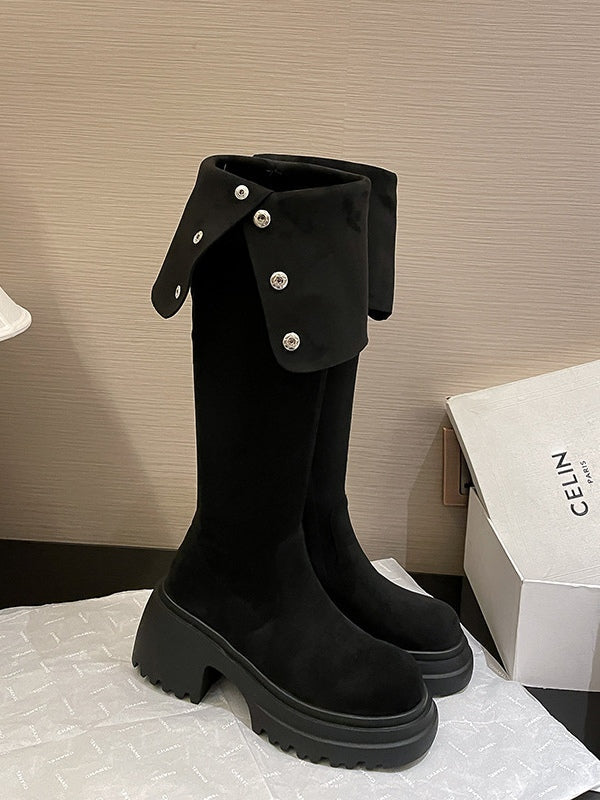 Chestnut Rider Overknee Boots