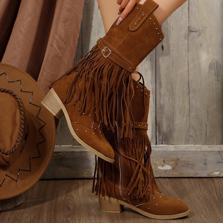 Heritage Tassel Rider Boots