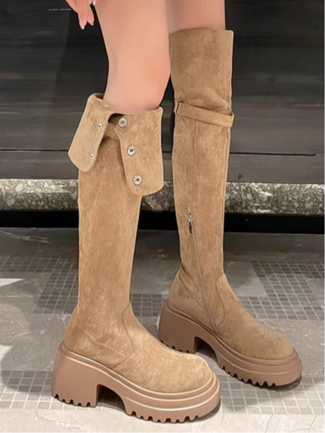 Chestnut Rider Overknee Boots