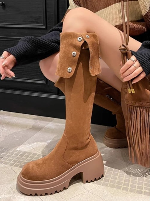 Chestnut Rider Overknee Boots