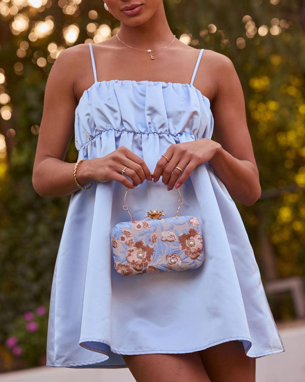 Freesia Bloom Hard Clutch